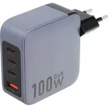 Forcell rychlá nabíječka GaN 100W USB + 3x USB-C PD QC 4.0 pro notebook