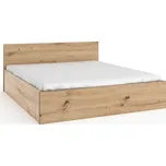 ADRK Furniture Dvoulůžková postel s roštem POLA 13 Dvoulůžková postel s roštem POLA 13