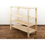 Dřevěný regál MAXI 3N+ 115x120x50 - borovice