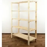 Dřevěný regál MAXI 4N+ 166x120x50 - borovice