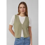 s.Oliver lehká pletená vesta olivová Velikost: 42