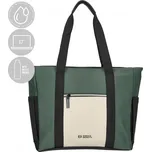 Shopper taška Enrico Benetti Bergen 56008-670 béžovo-zelená, ENRICO BENETTI