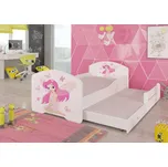 ADRK Furniture Dvojitá postel s matracemi PEPE II GIRL WITH WINGS 160x80 Dvojitá postel s matracemi PEPE II