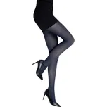 Dámské punčochové kalhoty s mikrovláknem modrá/tmavá 50 DEN Fuski Boma