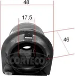 Držák, Příčný stabilizátor CORTECO 49371888