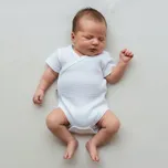 Baby Service Zavinovací kojenecké body mušelín Bílá Vel. 56