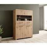 ADRK Furniture Nízká vitrína JANEZ Nízká vitrína JANEZ