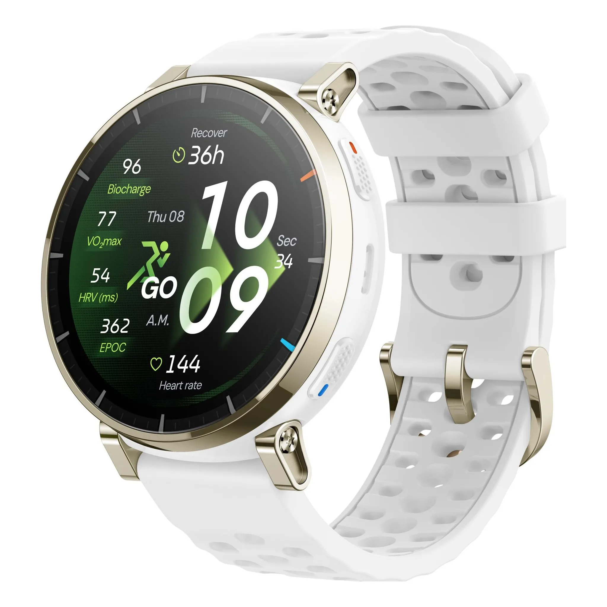 Fotografie 1 - Chytré hodinky Amazfit Active 3 Premium Aero White