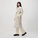 Reserved - Dvouřadý kabát s páskem - tělová - 475IA-02X - 475IA-02X-L