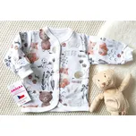 AMÁLKA Propínací kabátek teplákovina, kreslená zvířátka Velikost: 86