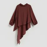 Reserved - Šaty ze směsi lyocellu - hnědá - 163KO-88X - 163KO-88X-L