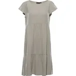 Dámské bavlněné šaty ALPINE PRO Akesa šedé Velikost: S-PLUS