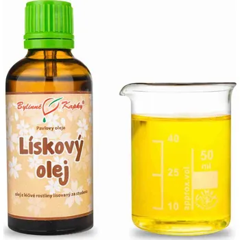Přírodní produkt Bylinné kapky s.r.o. Lískový olej (olej z lískových oříšků) 50 ml - přírodní za studena lisovaný
