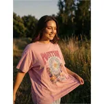 Sinsay - Bavlněné tričko se sepraným efektem - fialová - 877GS-44X - 877GS-44X-XL