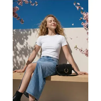 Dámské tričko Sinsay - Crop top - bílá - 507EU-00X - 507EU-00X-L-1