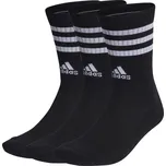 Ponožky ADIDAS 3S C SPW CRW 3P IC1321 – Černá 37-39