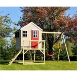 Dřevěný domeček na chůdách – Wendi Toys Zebra