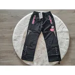 Kugo Dětské softshellové kalhoty proti větru 98–128 Barva: Černá s růžovou, Velikost: 110