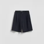 Reserved - Kraťasy s vysokým podílem viskózy - tmavomodrá - 743JC-59X - 743JC-59X-S