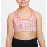 Dětská Podprsenka NIKE G NK DF SWSH REV BRA ANML AOP DO7135-530 – Růžová M