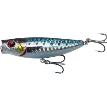 Umělá nástraha Savage Gear Wobler 3D Minnow Pop Walker Floating 8cm/15,5g Barva: Sardine PHP