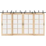 Sada příslušenství pro posuvné dveře 427 cm ocelová černá