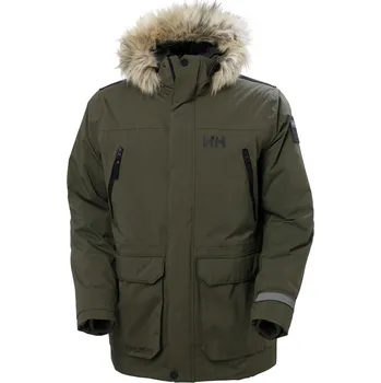 Pánská Zateplená bunda HELLY HANSEN REINE PARKA 53630_431 – Zelená XL