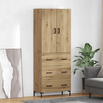 Organizace kuchyně Vysoký bufet Artisanový dub 69,5 x 34 x 180 cm kompozitní dřevo