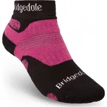 Dámské ponožky Bridgedale Hike MW MP Ankle Velikost ponožek: 38-40 / Barva: černá/růžová