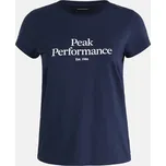 Dámské Tričko s krátkým rukávem PEAK PERFORMANCE ORIGINAL TEE G77700020_2N3 – Modrá S