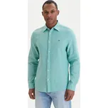 Tommy Jeans pánská zelená košile 20025128-8721289969841