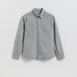 Reserved - Džínová košile regular fit - světle šedá - 688IR-09J - 688IR-09J-L