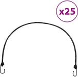 Gumicuky s reflexním proužkem a háčky 25 ks 100 cm