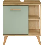 Pelipal Skříňka pod umyvadlo Quickset 963 zelená/v přírodní barvě Rozbale(v)no, bylo složené!