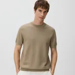 Reserved - Strukturovaný svetr z viskózy - béžová - 704HT-80X - 704HT-80X-XL