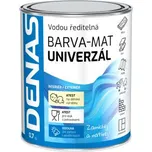 DENAS UNIVERZÁL-MAT vrchní barva na dřevo, kov a beton, 0566 zelená plotová, 700 g