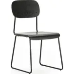 Marckeric Jídelní židle v sadě Aira černé 2ks Rozbale(v)no