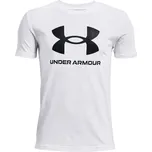 Dětské Tričko s krátkým rukávem UNDER ARMOUR UA SPORTSTYLE LOGO SS 1363282-100 – Bílá 122-127