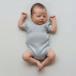 Baby Service Zavinovací kojenecké body mušelín Šedá Vel. 74