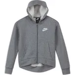 Dětská Mikina NIKE G NSW CLUB FLC FZ HOODIE LBR DC7118-091 – Šedá 128/137
