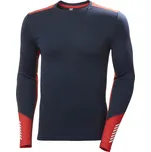 Pánské Termo tričko HELLY HANSEN LIFA MERINO MIDWEIGHT CREW 49364_598 – Tmavě modrá L