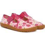 Froddo Bačkory Barefoot Canvas T-Bar G1700439-4 D Růžová 31