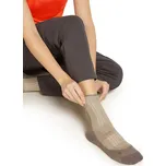 Dámské merino ponožky ICEBREAKER Wmns Mer Hike+ Ultralight Quarter, Pink Quartz/Porcini velikost: 35-37 (S)