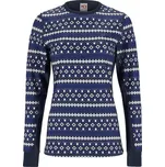 Dámské Termo tričko KARI TRAA LUNE LS 622924-AZURE – Tmavě modrá S