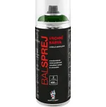 BALSPREJ vrchní univerzální akrylová barva ve spreji, RAL 6002 zelená listová, 400 ml