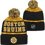 Outerstuff Dětská zimní čepice Boston Bruins NHL Puck Pattern Cuffed Pom