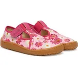 Bačkory Froddo Barefoot Canvas T-Bar G1700439-4 S Růžová 25