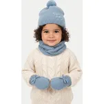 Mayoral Set čepice, tunelová šála a rukavice 10019 Modrá 6M