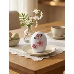 Sinsay - Velikonoční dekorace ve tvaru vajíčka s květinami - pastelová růžová - 926JG-03X - 926JG-03X-ONE