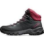Turistická obuv dámská MAMMUT Nova IV Mid GTX Women black-blood red - 41 1/3